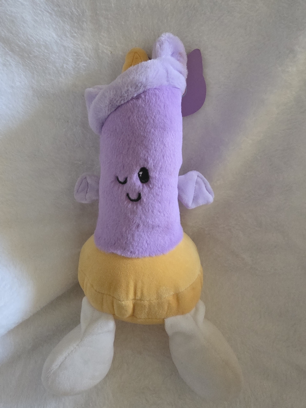 Giggle Scape Halloween Purple Candle Bat Plush Stuffed Animal NEW With Tags